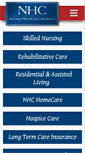 Mobile Screenshot of nhccare.com